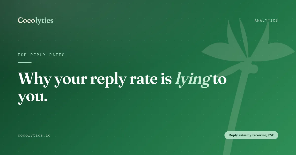 Why your reply rate is lying to you